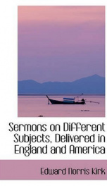 sermons on different subjects delivered in england and america_cover