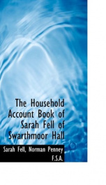 the household account book of sarah fell_cover