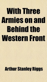 with three armies on and behind the western front_cover