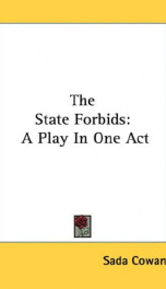 the state forbids a play in one act_cover