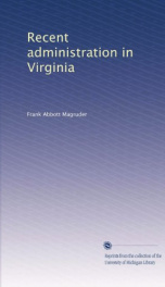 recent administration in virginia_cover