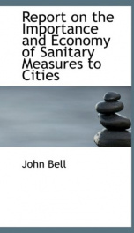 report on the importance and economy of sanitary measures to cities_cover