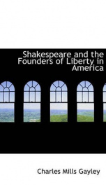 shakespeare and the founders of liberty in america_cover