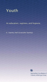 Youth: Its Education, Regimen, and Hygiene_cover