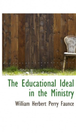 the educational ideal in the ministry_cover