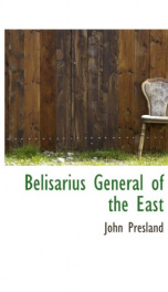 belisarius general of the east_cover