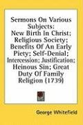 sermons on various subjects_cover