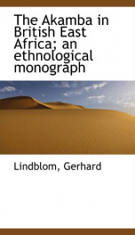 the akamba in british east africa an ethnological monograph_cover