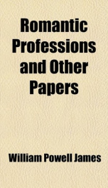 romantic professions and other papers_cover