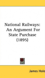 national railways an argument for state purchase_cover