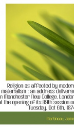 religion as affected by modern materialism an address delivered in manchester_cover