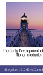 the early development of mohammedanism_cover