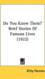 do you know them brief stories of famous lives_cover