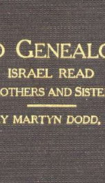 read genealogies of the brothers and sisters and families and descendants of is_cover