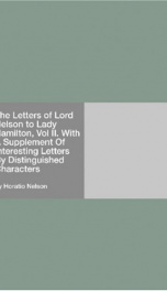 The Letters of Lord Nelson to Lady Hamilton, Vol II._cover