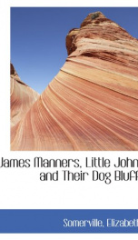 james manners little john and their dog bluff_cover