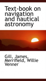 text book on navigation and nautical astronomy_cover