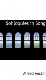 soliloquies in song_cover