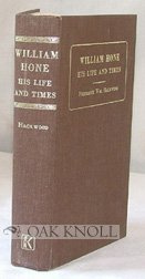 william hone his life and times_cover