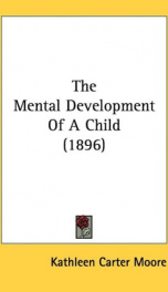 the mental development of a child_cover
