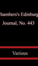 Chambers's Edinburgh Journal, No. 443_cover