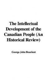 The Intellectual Development of the Canadian People_cover