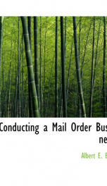 conducting a mail order business_cover