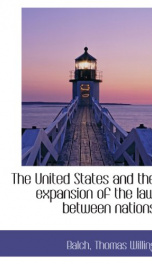 the united states and the expansion of the law between nations_cover