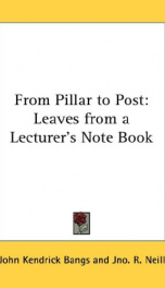 from pillar to post leaves from a lecturers note book_cover