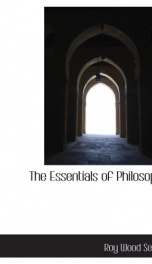 the essentials of philosophy_cover
