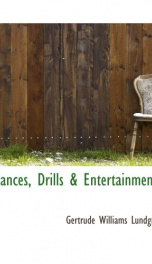 dances drills entertainments_cover