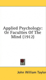 applied psychology or faculties of the mind_cover