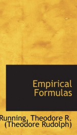 empirical formulas_cover