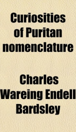 curiosities of puritan nomenclature_cover