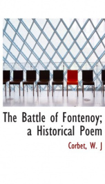 the battle of fontenoy a historical poem_cover