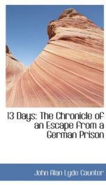 13 days the chronicle of an escape from a german prison_cover