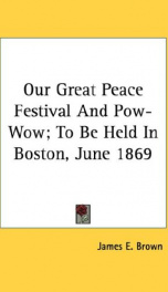 our great peace festival and pow wow to be held in boston june 1869_cover