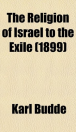 the religion of israel to the exile_cover