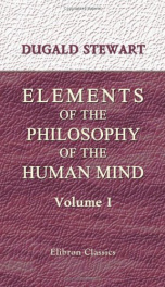 elements of the philosophy of the human mind volume 1_cover