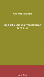 My First Years as a Frenchwoman, 1876-1879_cover