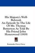 his majestys well beloved an episode in the life of mr thomas betterton as to_cover