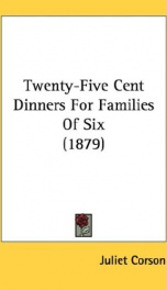 Twenty-Five Cent Dinners for Families of Six_cover