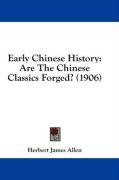 early chinese history are the chinese classics forged_cover