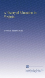 a history of education in virginia_cover