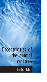 eccentricities of the animal creation_cover