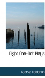 eight one act plays_cover