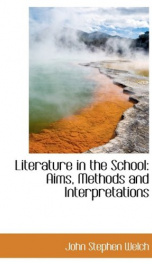 literature in the school aims methods and interpretations_cover