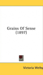 grains of sense_cover