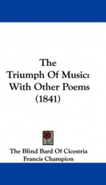 the triumph of music with other poems_cover