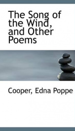 the song of the wind and other poems_cover